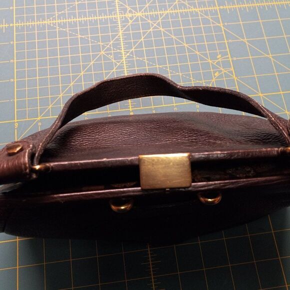 Vintage Jiminy Original Wristlet Single Strap Gold tone metal Cottagecore Chic - Picture 5 of 12